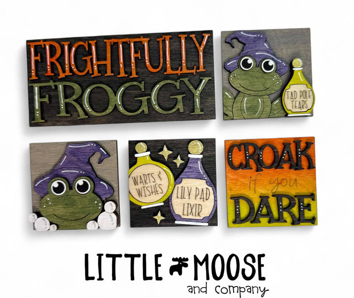 Mini Square & Mini Rectangle Insert - frog witch