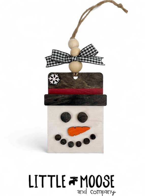 Ornament - Gift Card Holder - Snowman