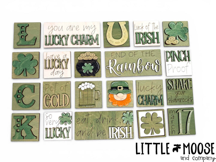 Mini Square & Mini Rectangle Insert - St. Patrick's Day