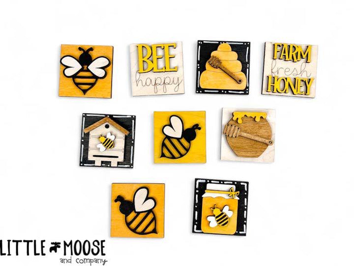 Mini Square Insert - Bees