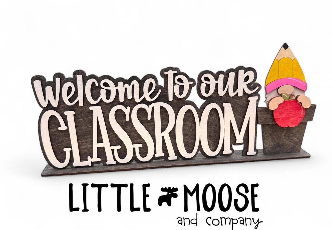 Mug hugger display - Welcome to our classroom