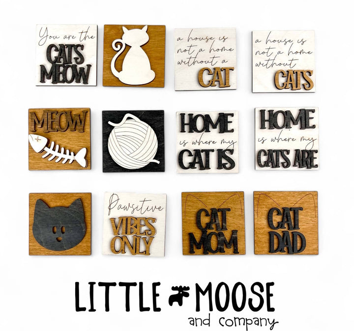 Mini Square Insert - Cats