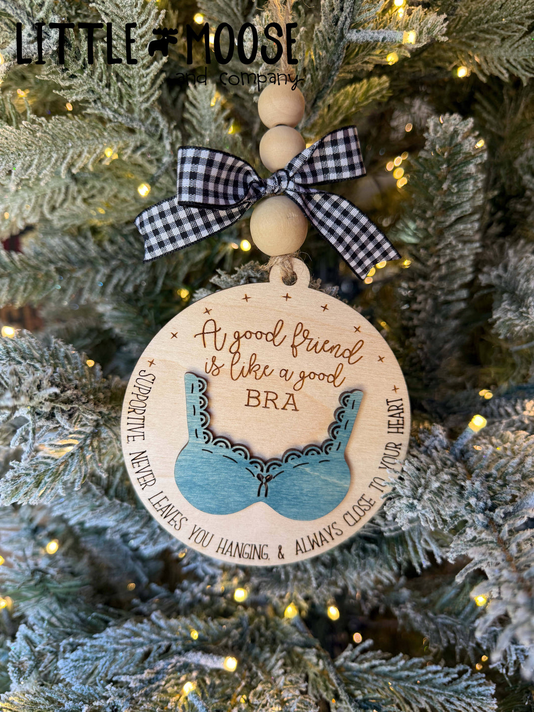 Ornament - Friendship ornament - Bra Blue