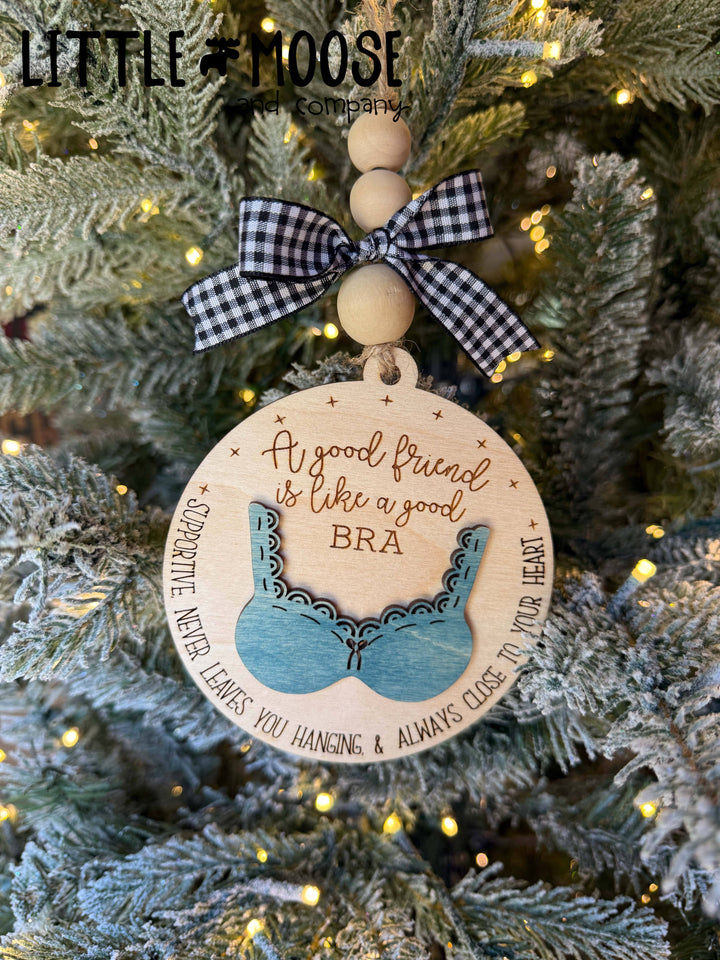 Ornament - Friendship ornament - Bra Blue