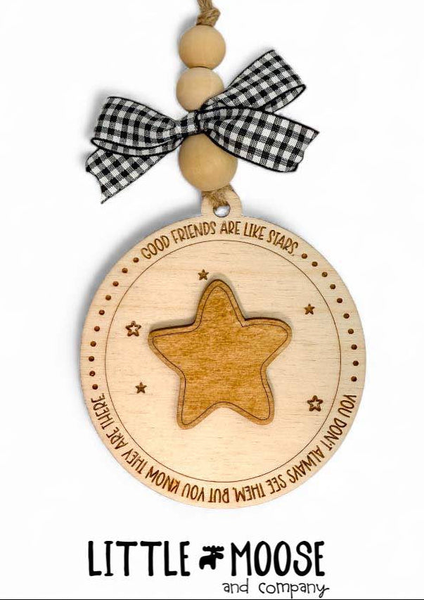 ornament star natural