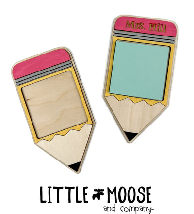 sticky note holder - pencil shaped