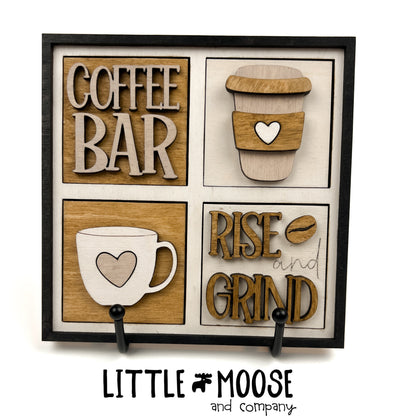 Mini Square Insert - Coffee