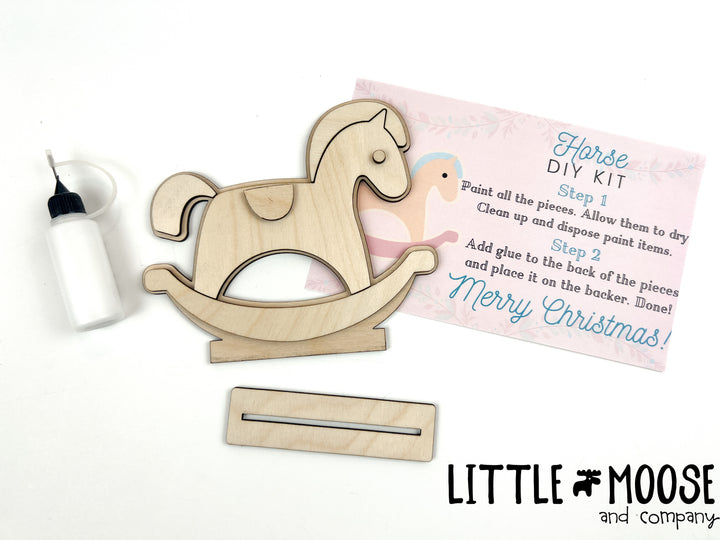 DIY kit - Nutcracker Rocking Horse