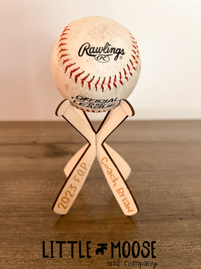 Baseball Bat Baseball display holder