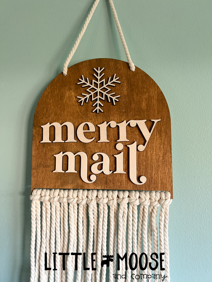 Merry Mail card holder