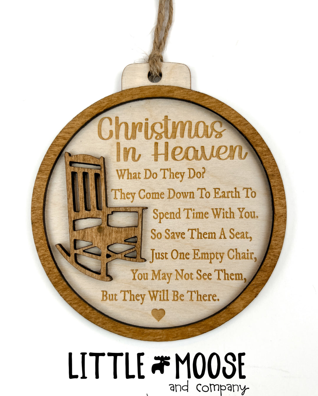 Ornament - In Remembrance - Christmas in Heaven