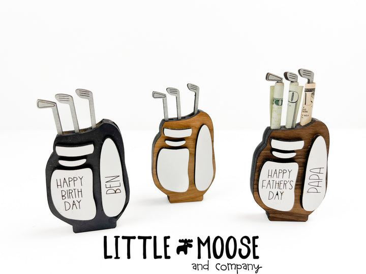 Golf Bag Money Holder (personalized)