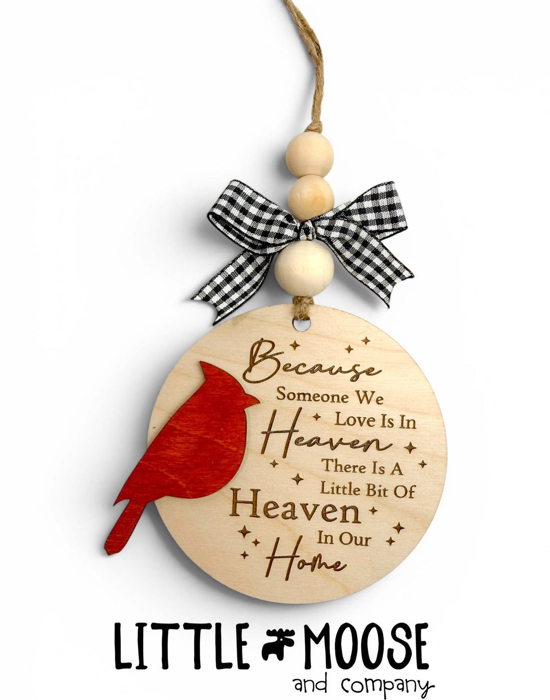 ornament cardinal because some we love