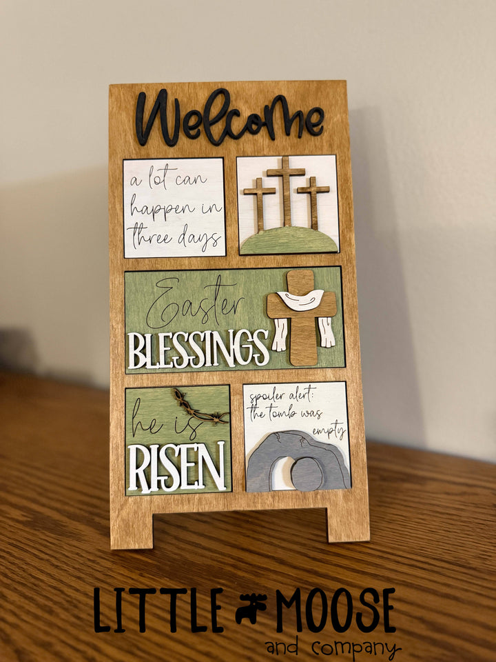 Mini Square & Mini Rectangle Insert - Easter Religious