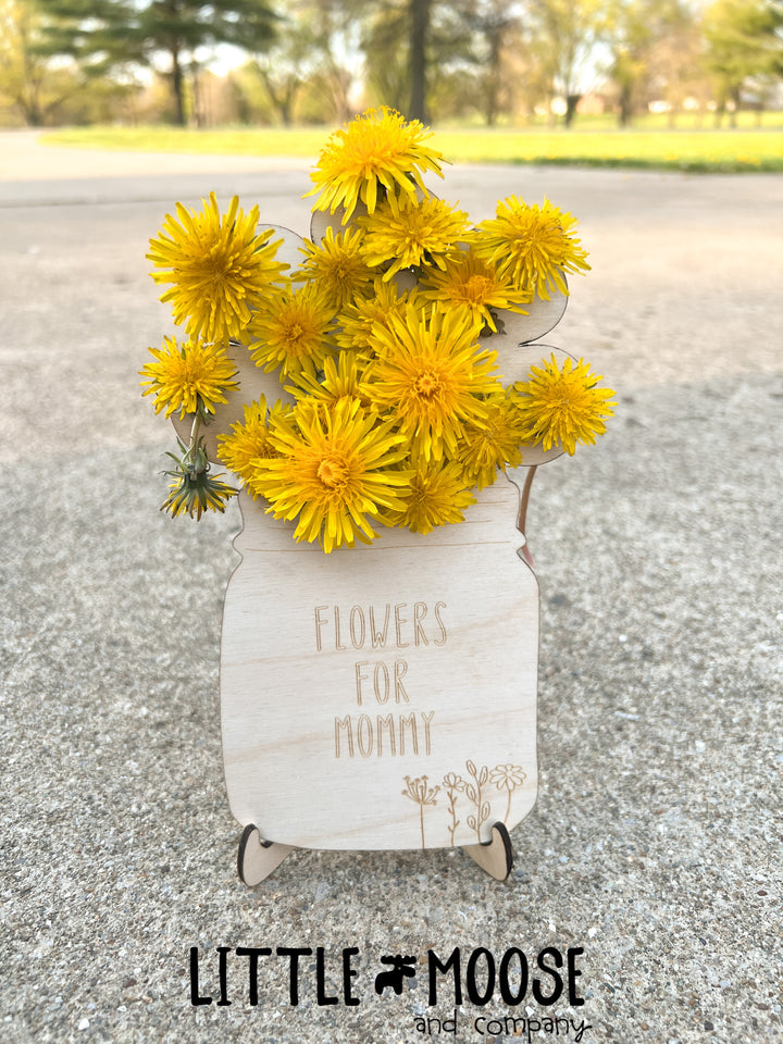 Flowers for Mommy/Grandma (or custom name)