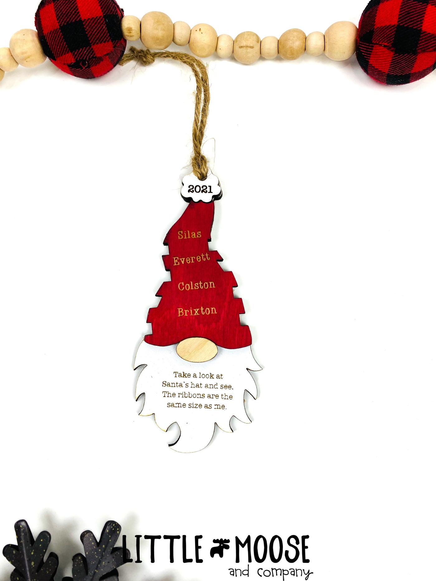Ornament - Watch Me Grow - Gnome - up to 4 names