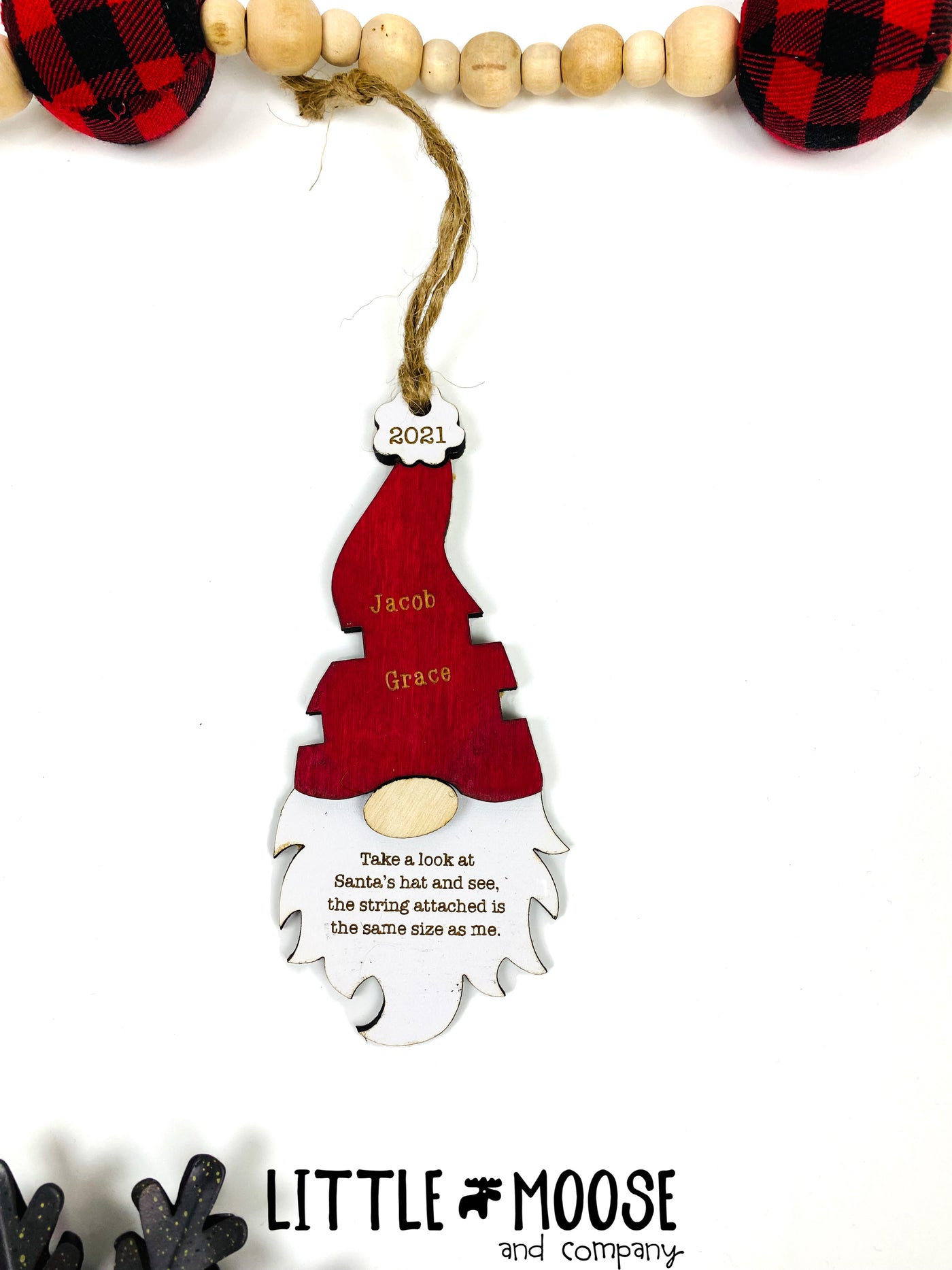 Ornament - Watch Me Grow - Gnome - up to 4 names