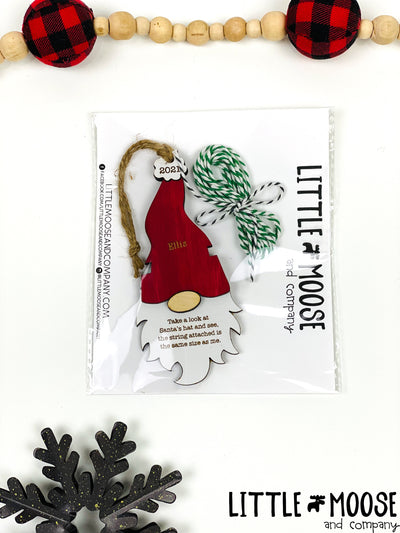 Ornament - Watch Me Grow - Gnome - up to 4 names
